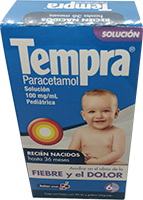 TEMPRA PEDIATRICO 100mg/mL GOTERO 30ml PARACETAMOL – HABANA LABORATORIO